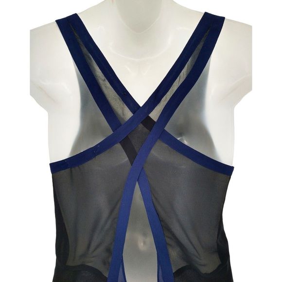 Silence+Noise Semi-Sheer Criss-Crossed Tank Top - XS - Picture 8 of 15